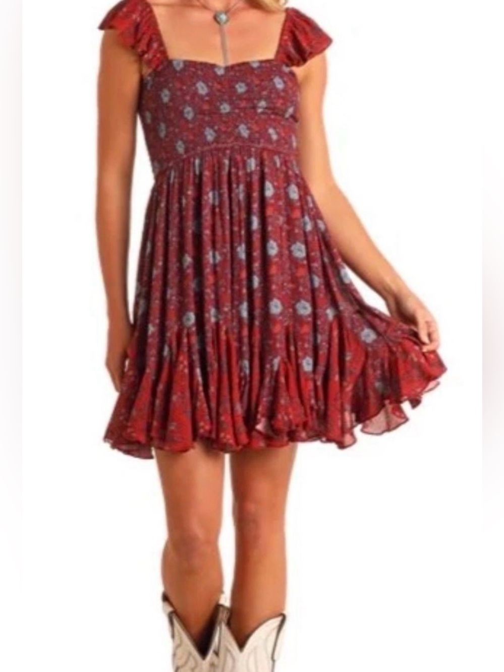 Rock&Roll (Med) Large Floral Dress